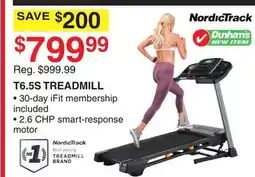 Dunham's Sports NORDICTRACK T6.5S TREADMILL offer