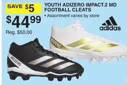 Dunham's Sports ADIZERO IMPACT. 2 MD FOOTBALL CLEATS offer