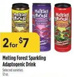 Raley's Melting Forest Sparkling Adaptogenic Drink offer
