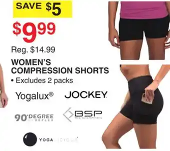 Dunham's Sports WOMEN'S COMPRESSION SHORTS offer