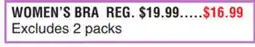 Dunham's Sports WOMEN'S BRA offer