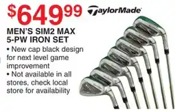 Dunham's Sports TAYLORMADE MEN'S SIM2 MAX 5-PW IRON SET offer