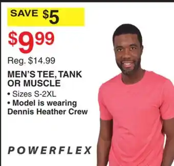 Dunham's Sports POWERFLEX MEN'S TEE, TANK OR MUSCLE offer