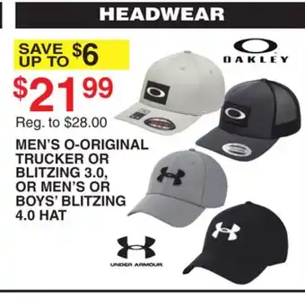 Dunham's Sports MEN'S O-ORIGINAL TRUCKER OR BLITZING 3.0, OR MEN'S OR BOYS' BLITZING 4.0 HAT offer