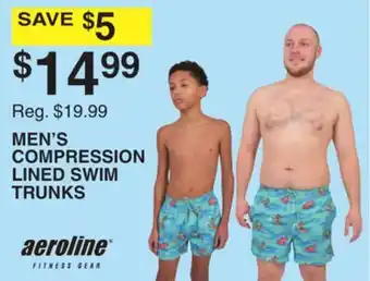 Dunham's Sports MEN'S COMPRESSION LINED SWIM TRUNKS offer