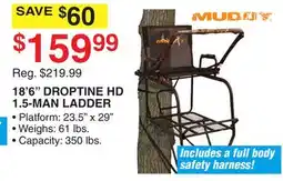 Dunham's Sports 18'6 DROPTINE HD 1.5-MAN LADDER offer