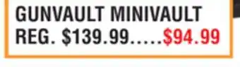 Dunham's Sports GUNVAULT MINIVAULT offer