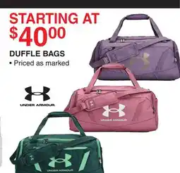 Dunham's Sports DUFFLE BAGS offer