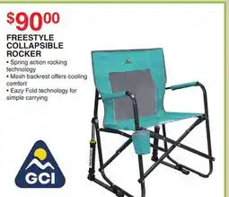Dunham's Sports FREESTYLE COLLAPSIBLE ROCKER offer