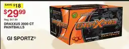 Dunham's Sports DRAXXUS 2000 CT PAINTBALLS offer