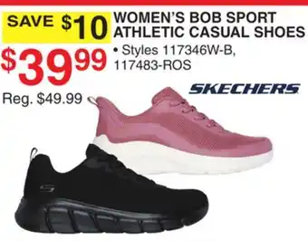 Dunham's Sports SKECHERS WOMEN'S BOB SPORT ATHLETIC CASUAL SHOES offer