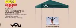 Dunham's Sports 10' X 10' EASYLIFT 100 INSTANT CANOPY offer