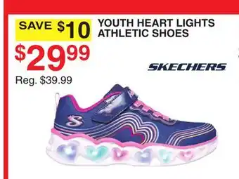 Dunham's Sports SKECHERS YOUTH HEART LIGHTS ATHLETIC SHOES offer