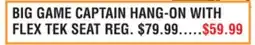 Dunham's Sports BIG GAME CAPTAIN HANG-ON WITH FLEX TEK SEAT offer