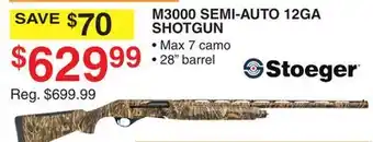 Dunham's Sports M3000 SEMI-AUTO 12GA SHOTGUN offer