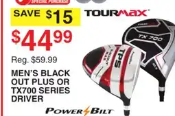 Dunham's Sports MEN'S BLACK OUT PLUS OR TX700 SERIES DRIVER offer