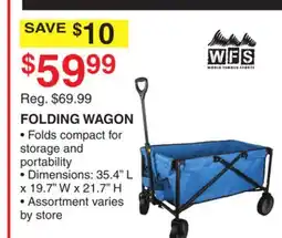 Dunham's Sports FOLDING WAGON offer