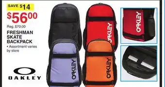 Dunham's Sports FRESHMAN SKATE BACKPACK offer