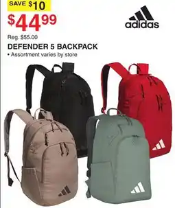 Dunham's Sports ADIDAS DEFENDER 5 BACKPACK offer