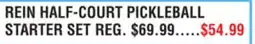 Dunham's Sports REIN HALF-COURT PICKLEBALL STARTER SET offer