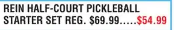 Dunham's Sports REIN HALF-COURT PICKLEBALL STARTER SET offer