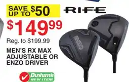 Dunham's Sports RIFE MEN'S RX MAX ADJUSTABLE OR ENZO DRIVER offer