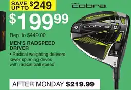 Dunham's Sports MEN'S RADSPEED DRIVER offer