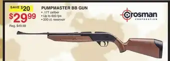 Dunham's Sports PUMPMASTER BB GUN offer