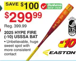 Dunham's Sports EASTON 2025 HYPE FIRE (-10) USSSA BAT offer