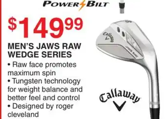 Dunham's Sports MEN'S JAWS RAW WEDGE SERIES offer