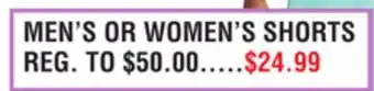 Dunham's Sports MEN'S OR WOMEN'S SHORTS offer
