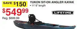 Dunham's Sports YUKON SIT-ON ANGLER KAYAK offer