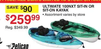 Dunham's Sports ULTIMATE 100NXT SIT-IN OR SIT-ON KAYAK offer