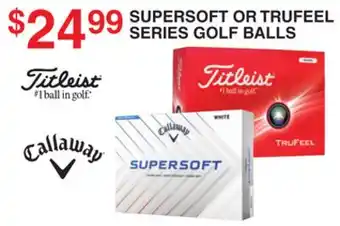 Dunham's Sports SUPERSOFT OR TRUFEEL SERIES GOLF BALLS offer