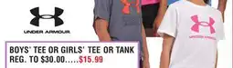 Dunham's Sports BOYS' TEE OR GIRLS' TEE OR TANK offer