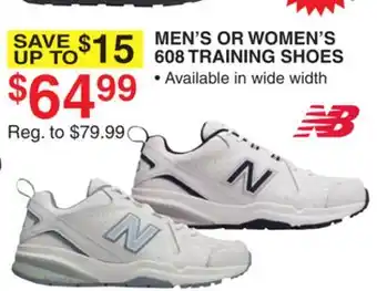Dunham's Sports MEN'S OR WOMEN'S 608 TRAINING SHOES offer