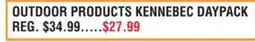 Dunham's Sports OUTDOOR PRODUCTS KENNEBEC DAYPACK offer