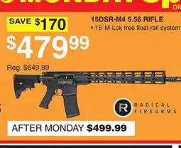 Dunham's Sports 15DSR-M4 5.56 RIFLE offer