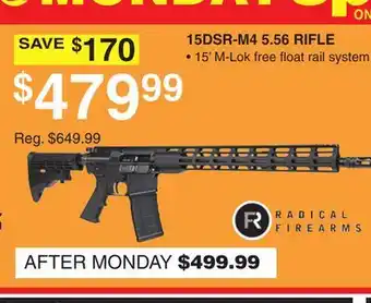 Dunham's Sports 15DSR-M4 5.56 RIFLE offer