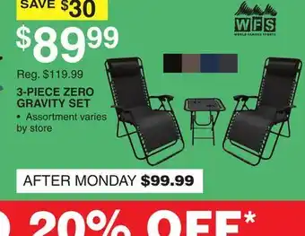 Dunham's Sports 3-PIECE ZERO GRAVITY SET offer