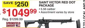 Dunham's Sports SAINT VICTOR RED DOT PACKAGE offer