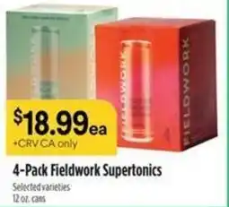 Raley's Fieldwork Supertonics offer