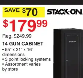 Dunham's Sports 14 GUN CABINET offer