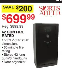 Dunham's Sports 42 GUN FIRE RATED offer