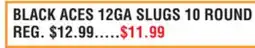 Dunham's Sports BLACK ACES 12GA SLUGS 10 ROUND offer