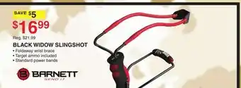 Dunham's Sports BLACK WIDOW SLINGSHOT offer