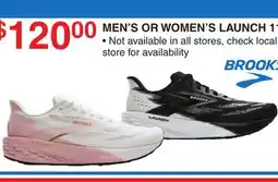 Dunham's Sports BROOKS MEN'S OR WOMEN'S LAUNCH 11 offer