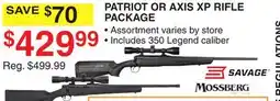 Dunham's Sports PATRIOT OR AXIS XP RIFLE PACKAGE offer