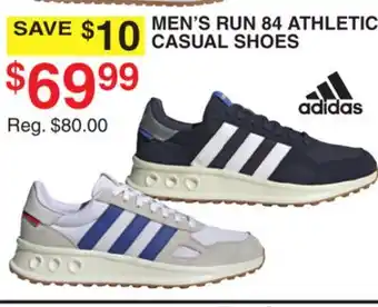 Dunham's Sports ADIDAS MEN'S RUN 84 ATHLETIC CASUAL SHOES offer