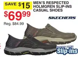 Dunham's Sports SKECHERS MEN'S RESPECTED HOLMGREN SLIP-INS CASUAL SHOES offer